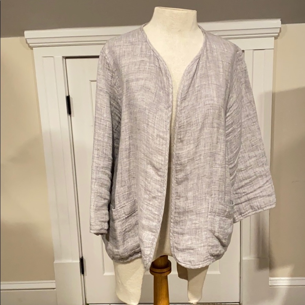 Linen Eileen Fisher jacket
